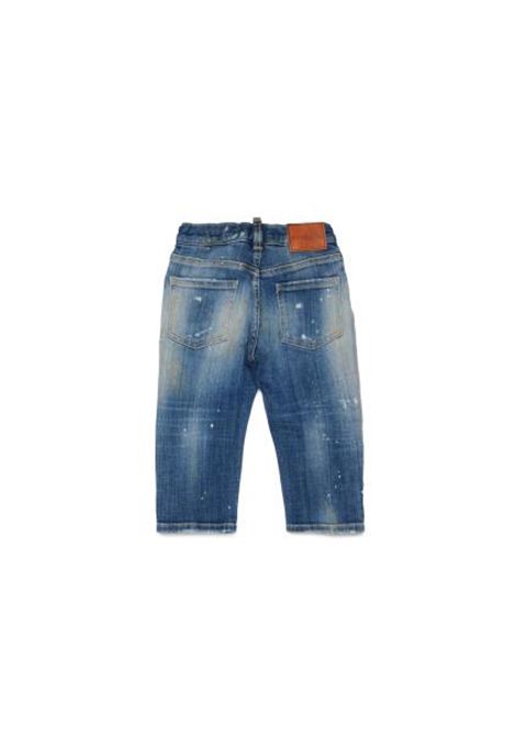 Jeans con effetto vissuto DSQUARED2 JUNIOR | DQ3087 D0AHZDQ01